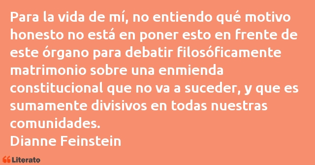 Frases de Dianne Feinstein