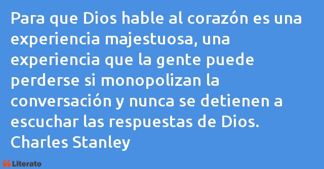 Frases de Charles Stanley