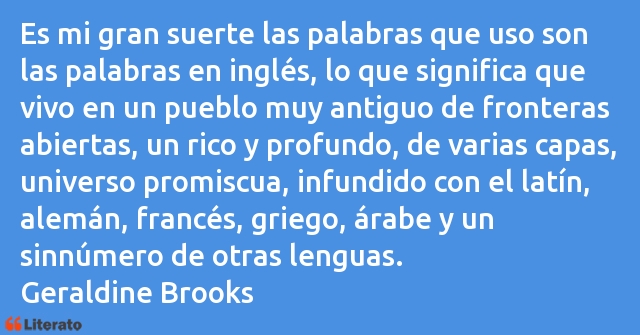 Frases de Geraldine Brooks