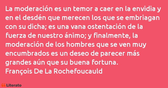 Frases de Francisco de La Rochefoucauld