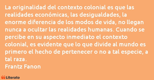 Frases de Frantz Fanon