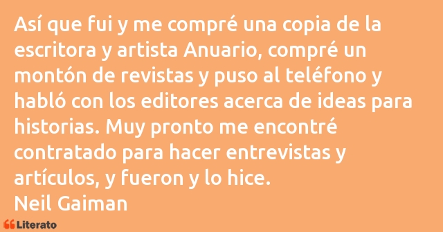 Frases de Neil Gaiman