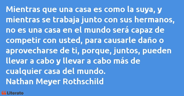 Frases de Nathan Meyer Rothschild