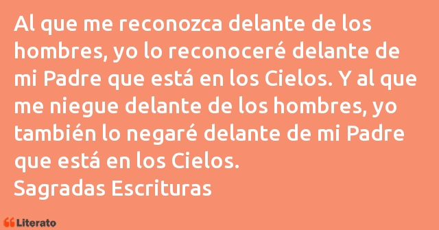 Frases de Sagradas Escrituras