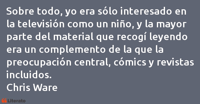 Frases de Chris Ware