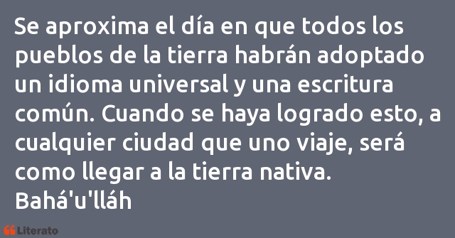 Frases de Bahá'u'lláh