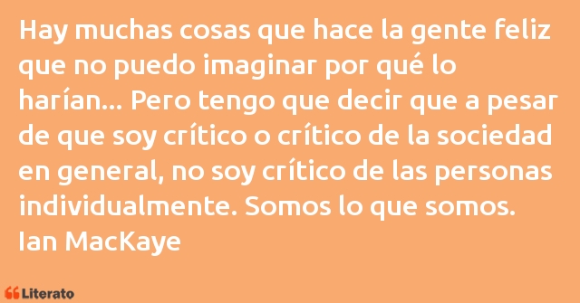 Frases de Ian MacKaye