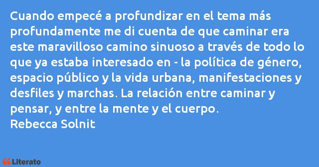 Frases de Rebecca Solnit