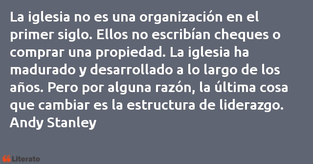 Frases de Andy Stanley