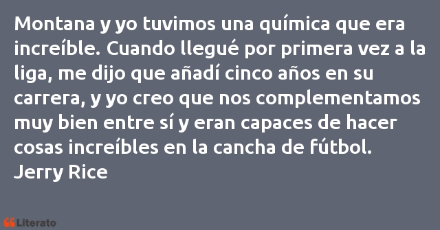 Frases de Jerry Rice