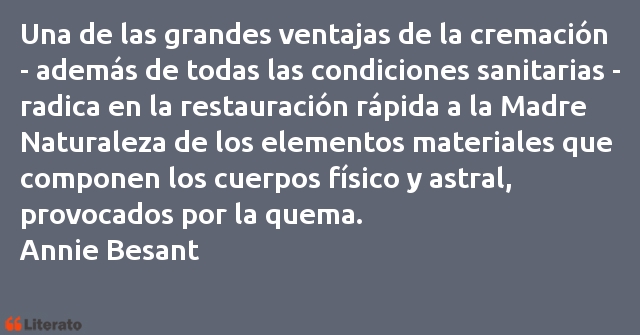 Frases de Annie Besant