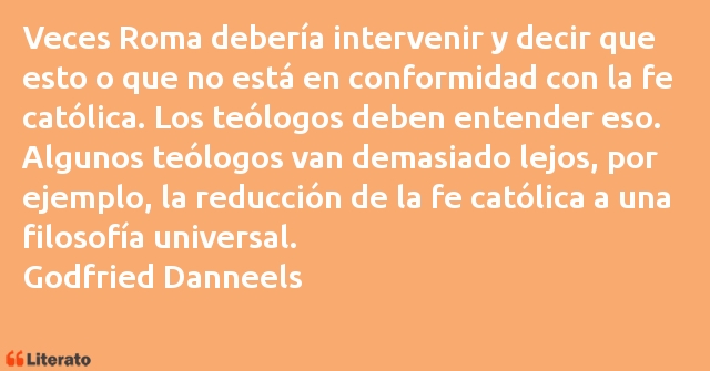 Frases de Godfried Danneels