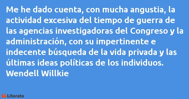 Frases de Wendell Willkie