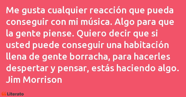 Frases de Jim Morrison