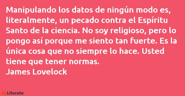 Frases de James Lovelock