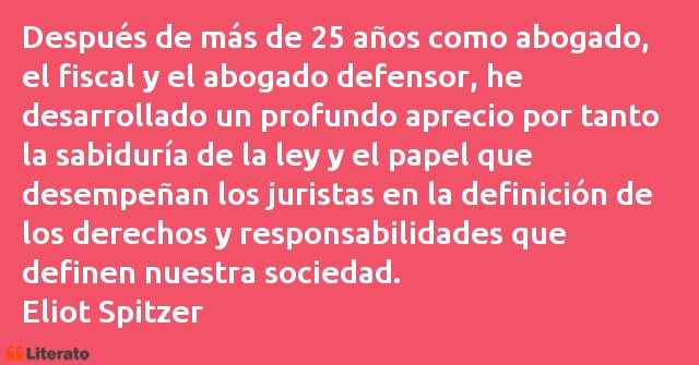 Frases de Eliot Spitzer