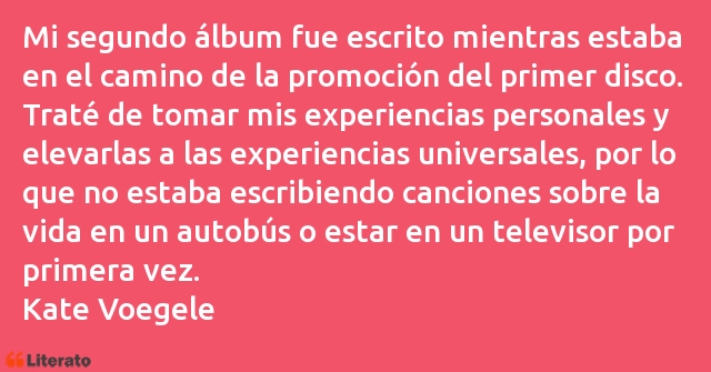 Frases de Kate Voegele