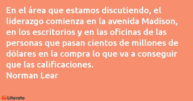 Frases de Norman Lear