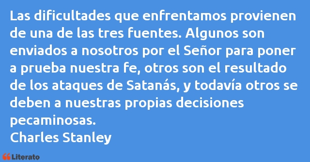 Frases de Charles Stanley