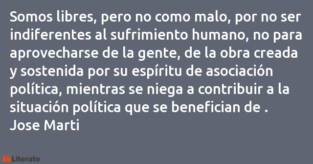 Frases de José Martí