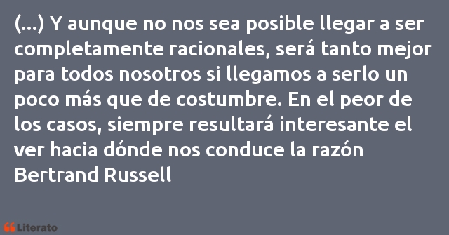 Frases de Bertrand Russell