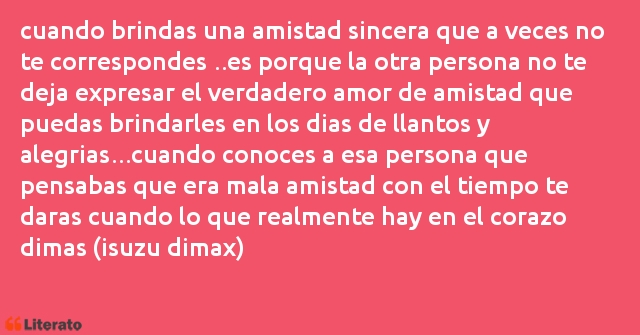 Frases de dimas (isuzu dimax)