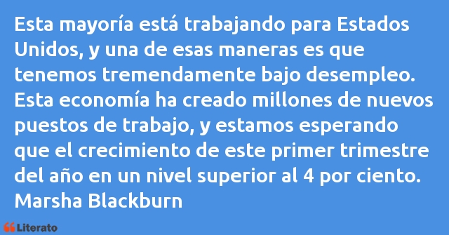 Frases de Marsha Blackburn