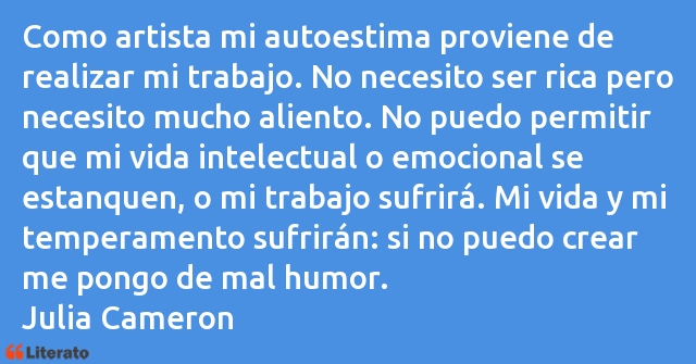 Frases de Julia Cameron
