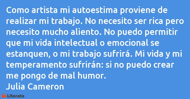 Frases de Julia Cameron