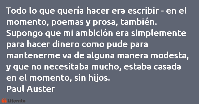 Frases de Paul Auster