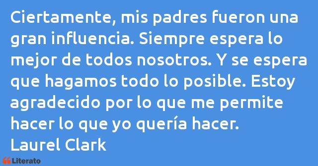 Frases de Laurel Clark