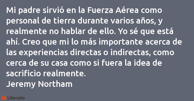 Frases de Jeremy Northam