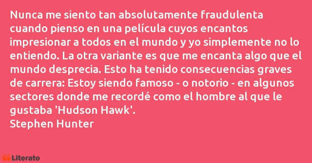 Frases de Stephen Hunter