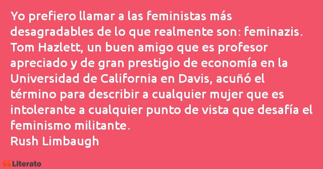 Frases de Rush Limbaugh