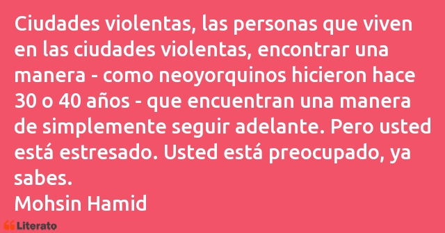 Frases de Mohsin Hamid