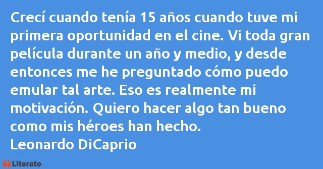 Frases de Leonardo DiCaprio