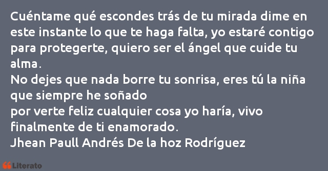 Frases de Jhean Paull Andrés De la hoz Rodríguez