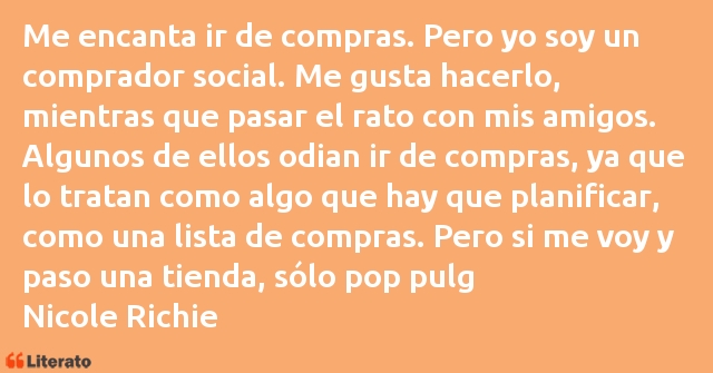 Frases de Nicole Richie
