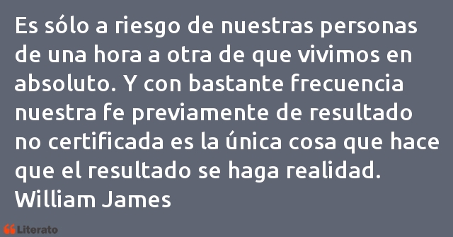 Frases de William James