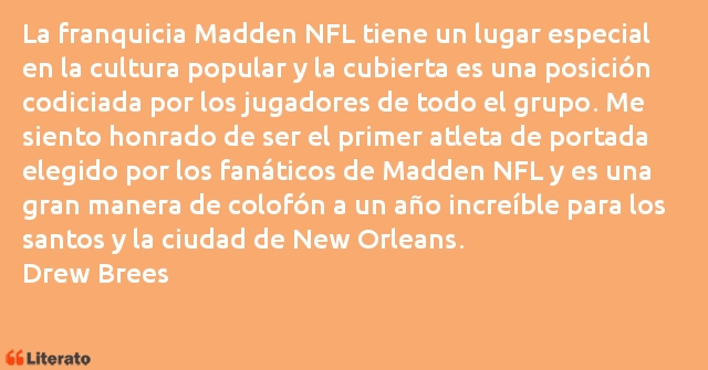 Frases de Drew Brees