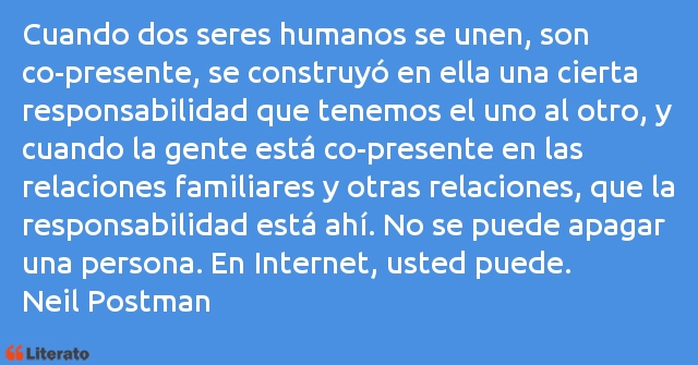 Frases de Neil Postman