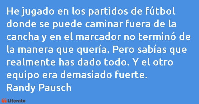 Frases de Randy Pausch