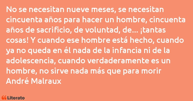 Frases de André Malraux