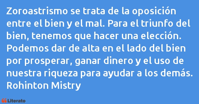 Frases de Rohinton Mistry