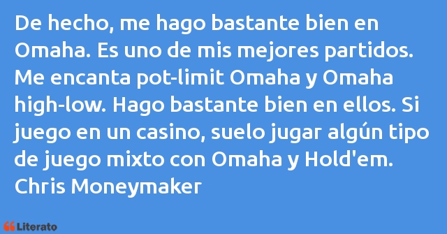 Frases de Chris Moneymaker