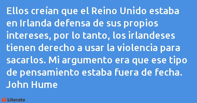 Frases de John Hume