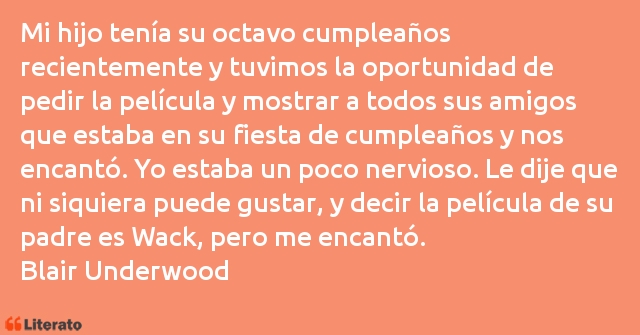 Frases de Blair Underwood