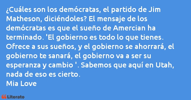 Frases de Mia Love