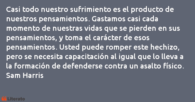 Frases de Sam Harris