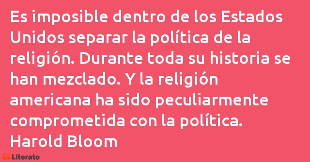 Frases de Harold Bloom